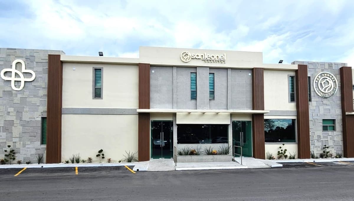 Fachada del Hospital San Leonel en Heroica Matamoros